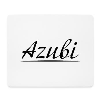 Azubi Tshirt 10 23 schwarz - Mousepad (Querformat) - Weiß - Vorne