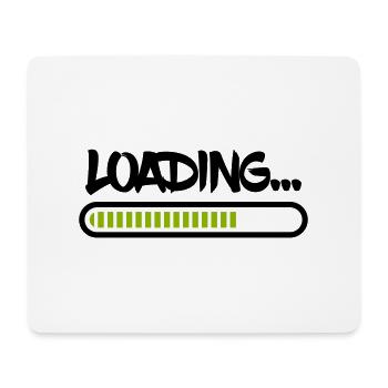 loading - Mousepad (Querformat) - Weiß - Vorne
