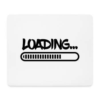 Loading - Mouse Pad (horizontal) - white - Front