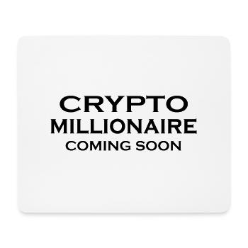 Trading de crypto-monnaies Bitcoin - Tapis de souris (format paysage) - blanc - Devant