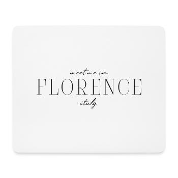 J’adore Florence - Tapis de souris (format paysage) - blanc - Devant