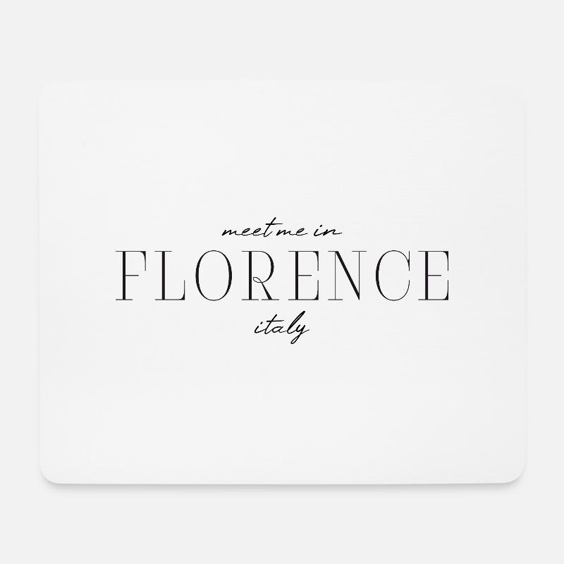 Ich liebe Florenz - Mousepad (Querformat) - Weiß