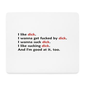 likdick - Mouse Pad (horizontal) - white - Front