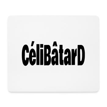 célibâtard - Tapis de souris (format paysage) - blanc - Devant