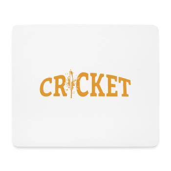 Cricket Lettering with Bat - Kricket - Mouse Pad (horizontal) - white - Front