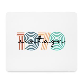 1979 Vintage Retro - Mousepad (Querformat) - Weiß - Vorne