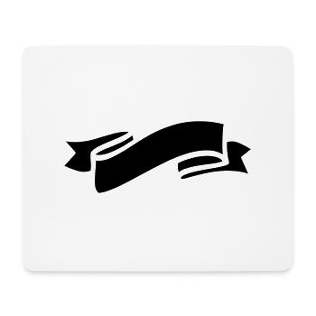 Banderole Symbol - Mouse Pad (horizontal) - white - Front