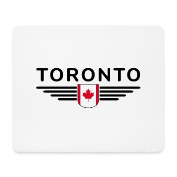 Toronto Fan-T-Shirt für Kanada-Liebhaber - Mousepad (Querformat) - Weiß - Vorne