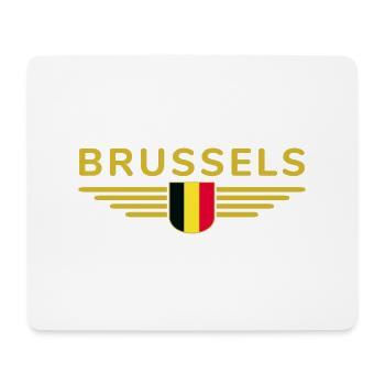 Brussels T-shirt for fans and lovers - Mouse Pad (horizontal) - white - Front