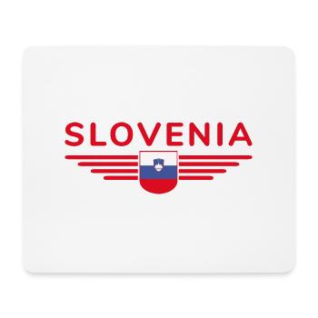 Stylisches Slowenien Design - Mousepad (Querformat) - Weiß - Vorne
