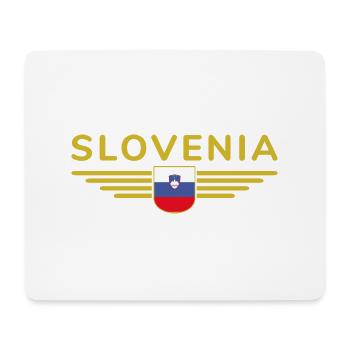 Stylisches Slowenien Design - Mousepad (Querformat) - Weiß - Vorne