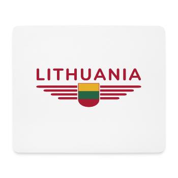 Lithuania T-Shirt – Pride and Style - Mouse Pad (horizontal) - white - Front