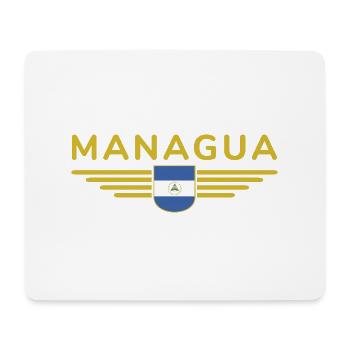 Nicaragua Managua T-Shirt Design - Tapis de souris (format paysage) - blanc - Devant