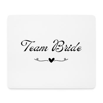 Team Zaumzeug Herz - Mousepad (Querformat) - Weiß - Vorne