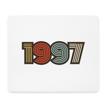 1997 rétro vintage - Tapis de souris (format paysage) - blanc - Devant