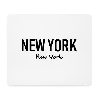 New York City - NYC - Manhattan - Brooklyn - Tapis de souris (format paysage) - blanc - Devant