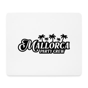 Mallorca Party Crew - Mousepad (Querformat) - Weiß - Vorne