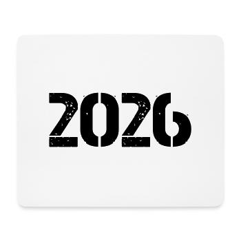 2026 - Tapis de souris (format paysage) - blanc - Devant