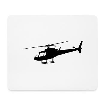 Helikopter - Mousepad (Querformat) - Weiß - Vorne
