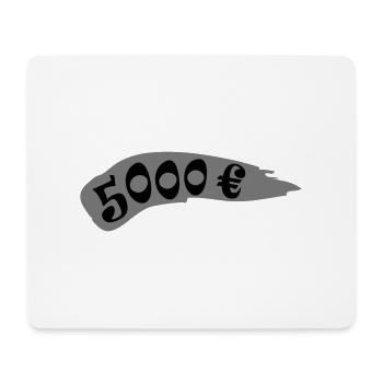 Euro - Mousepad (Querformat) - Weiß - Vorne