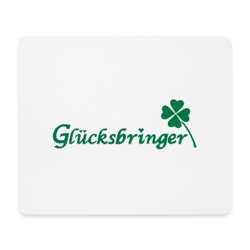 Glücksbringer - Mousepad (Querformat) - Weiß - Vorne