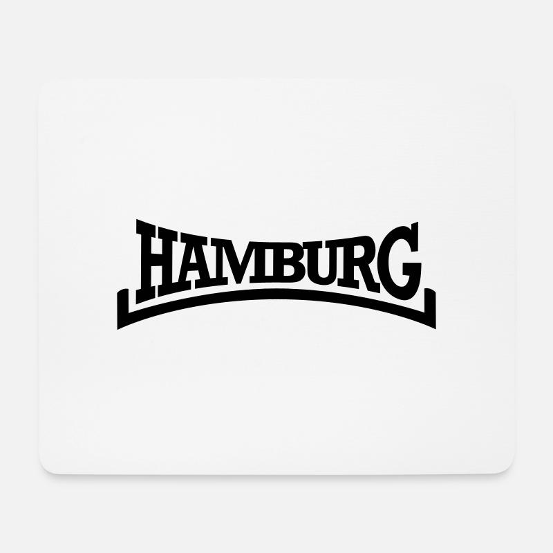 Hamburg Style - Mouse Pad (horizontal) - white