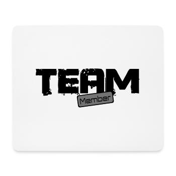 team member - Mouse Pad (horizontal) - white - Front