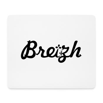 Breizh (1 couleur) - Tapis de souris (format paysage) - blanc - Devant