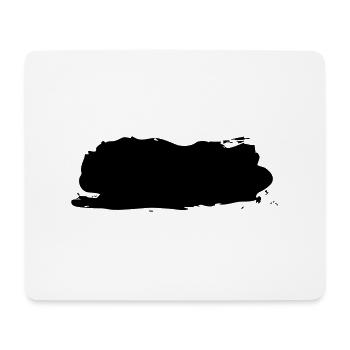 Klecks - Mousepad (Querformat) - Weiß - Vorne