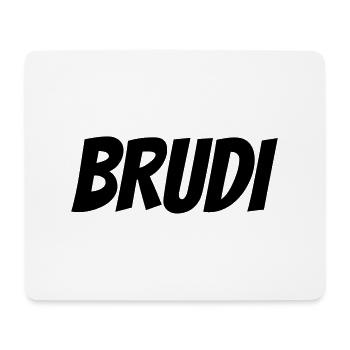 BRUDI x PARTY BRO - Mousepad (Querformat) - Weiß - Vorne