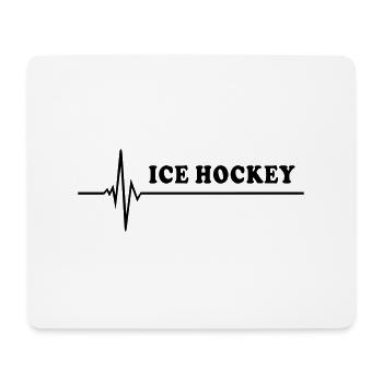 Ice Hockey - Mousepad (Querformat) - Weiß - Vorne