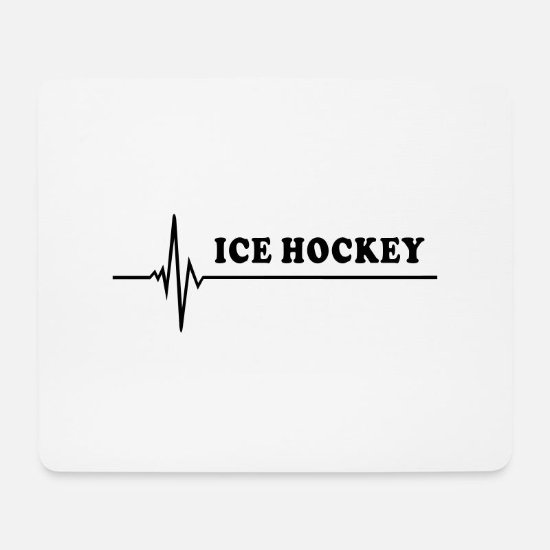 Ice Hockey - Mouse Pad (horizontal) - white