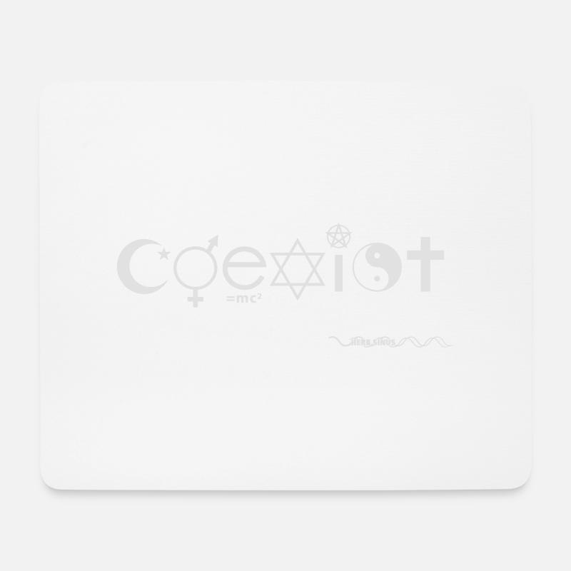coexist-herbSinus - Mousepad (Querformat) - Weiß