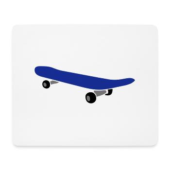Skateboard - Mousepad (Querformat) - Weiß - Vorne