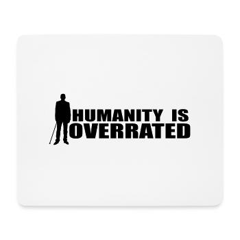 Dr. House Hummanity is overrated Hoodie white, - Mousepad (Querformat) - Weiß - Vorne