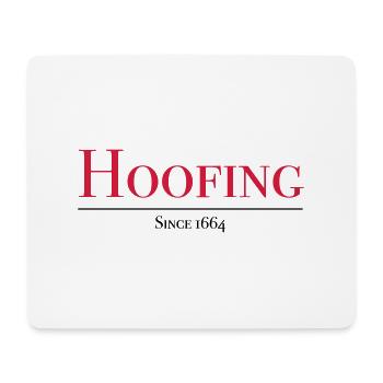 Hoofing Since 1664 - Mouse Pad (horizontal) - white - Front