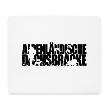 ALPENLÄNDISCHE DACHSBRACKE Jagdhund Hunde Wilsigns - Mousepad (Querformat) - Weiß - Vorne
