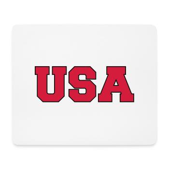 usa - Mouse Pad (horizontal) - white - Front