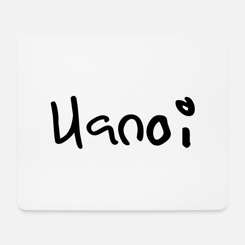 hanoi - Mousepad (Querformat) - Weiß
