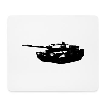 armor-leopard - Mouse Pad (horizontal) - white - Front
