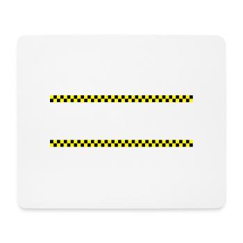 ralley stripes / Ralley Streifen (2c) - Mousepad (Querformat) - Weiß - Vorne