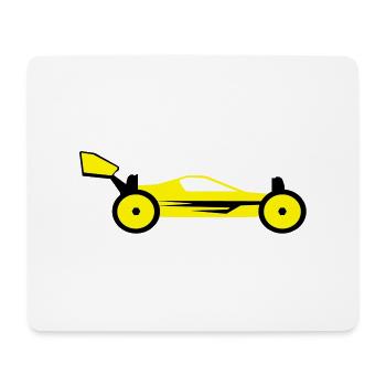 Buggy - Tapis de souris (format paysage) - blanc - Devant