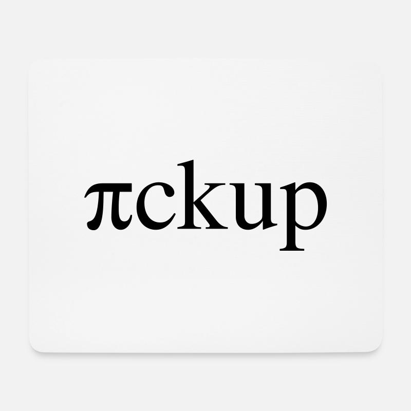 Pick-up - Mousepad (Querformat) - Weiß