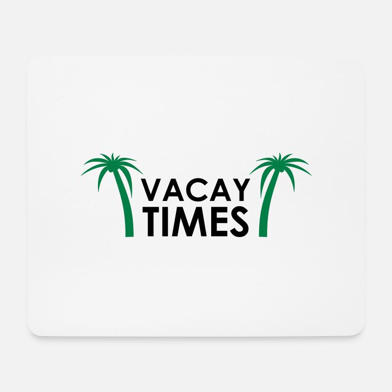 Vacay times vacation summer sun beach gift - Mouse Pad (horizontal) - white