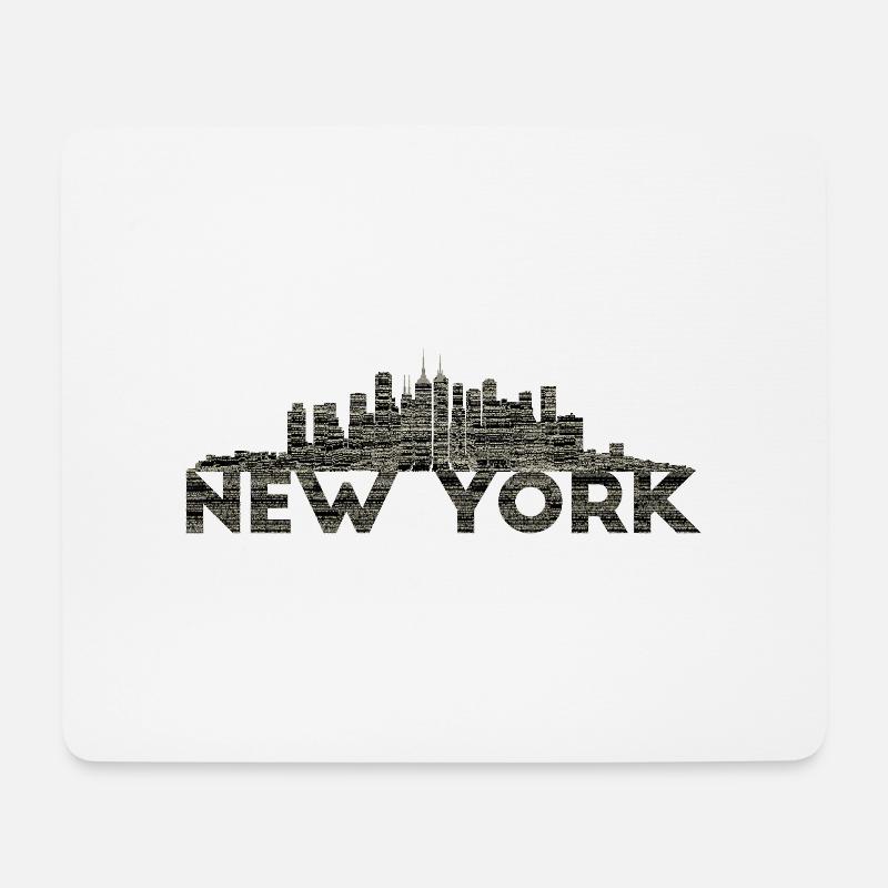 New York - Mousepad (Querformat) - Weiß