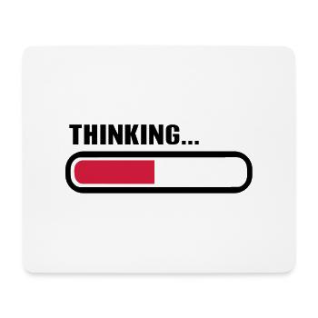 Thinking loading - Mouse Pad (horizontal) - white - Front
