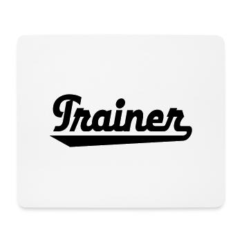 trainer - Mouse Pad (horizontal) - white - Front