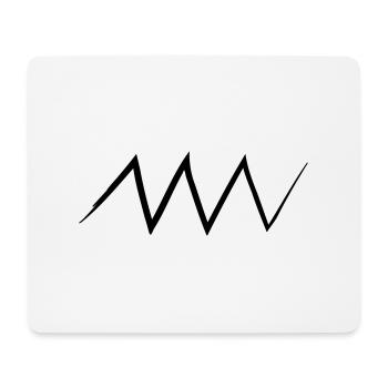 Gaunerzinken Bissiger Hund 1c - Mousepad (Querformat) - Weiß - Vorne