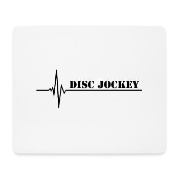 DJ - Mousepad (Querformat) - Weiß - Vorne