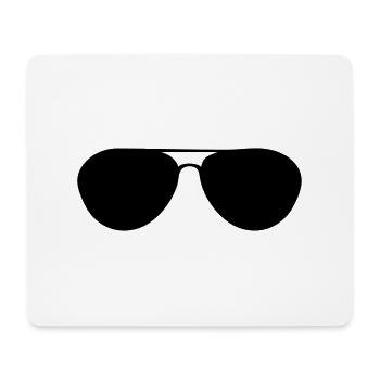 Sonnenbrille - Mousepad (Querformat) - Weiß - Vorne